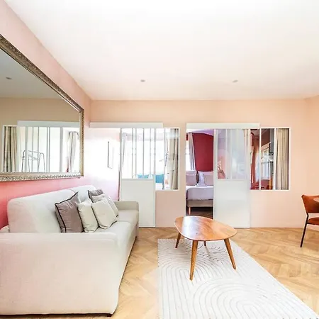 Appartamento Superbe Rose Pour 6 Avec Sauna Parigi